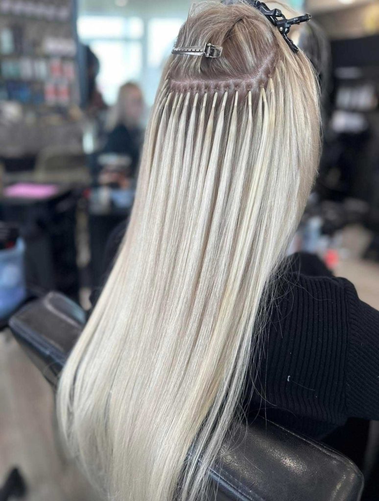 Pose d’extension capillaire