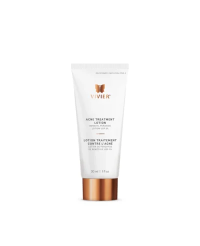 Lotion traitement contre l'acné